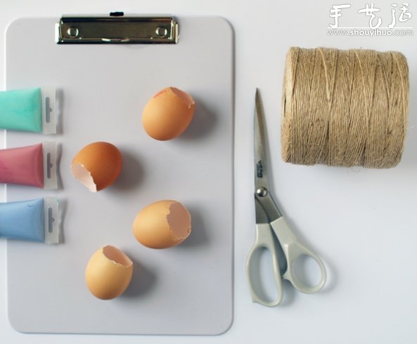 蛋壳废物利用DIY迷你盆栽的教程