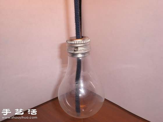 白炽灯泡废物利用DIY制作浪漫小油灯