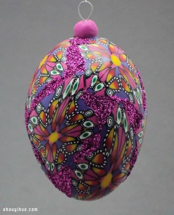 美轮美奂的鸡蛋壳手绘雕刻DIY手工艺术品