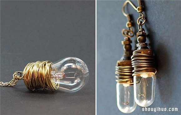 废弃灯泡再利用 创意手工DIY有趣小玩意