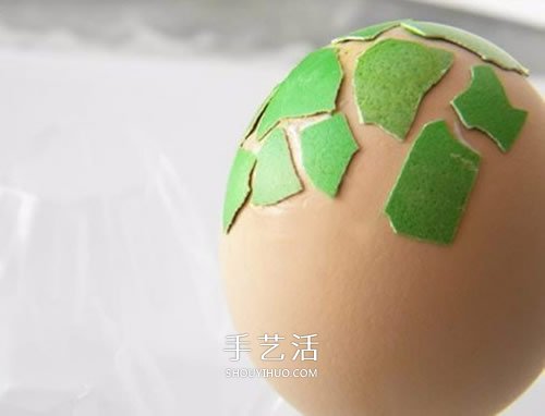 蛋壳贴画手工制作图片 简单贴出漂亮的彩蛋