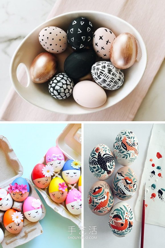 45种将普通鸡蛋转变为复活节彩蛋的创意设计