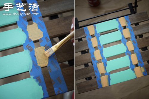 旧椅子改造 DIY时尚绚丽多彩靠椅