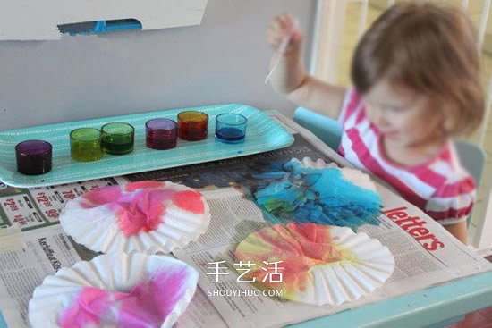 蛋糕纸做花小制作 适合爱手工的幼儿园小朋友