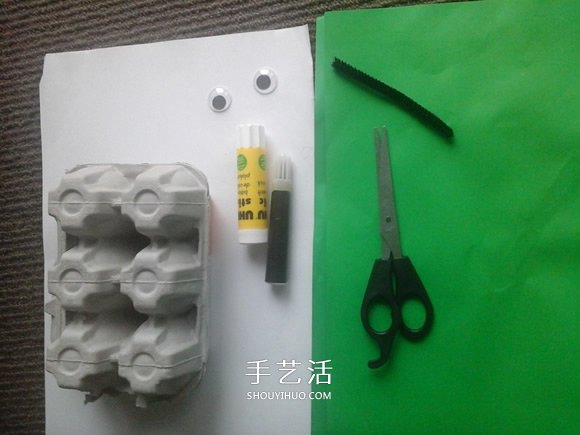 幼儿园手工制作鸡蛋盒蝴蝶的方法教程