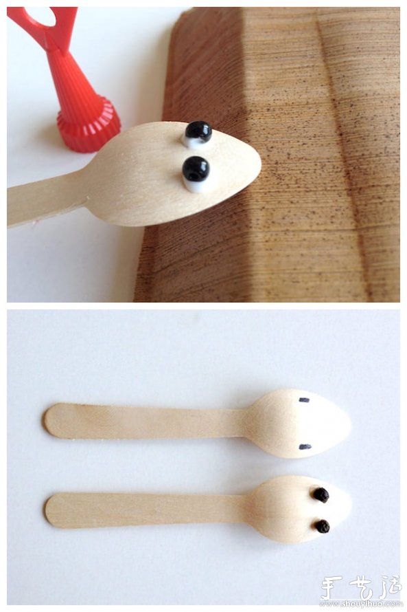 一次性勺子废物利用DIY昆虫玩具