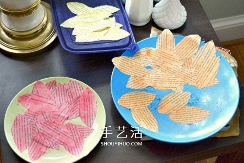 废纸做向日葵挂饰图解 幼儿手工制作向日葵