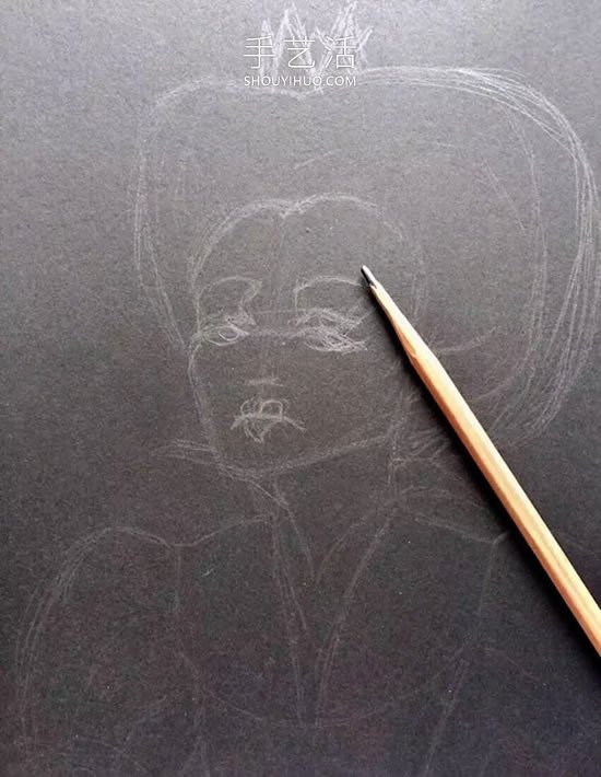 旧杂志拼贴拼贴人物头像画红皇后和疯帽子