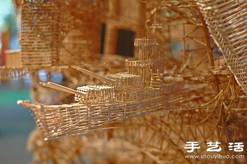 35年10万根牙签纯手工制作旧金山街景模型