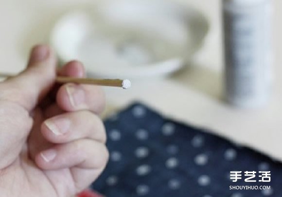 自制波点牛仔裤教程 旧牛仔裤改造波点款DIY