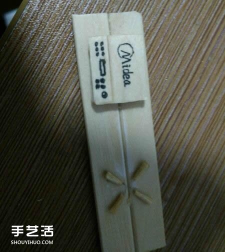 一次性筷子手工制作逼真别墅模型 步骤超全！