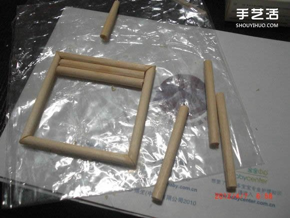 筷子和竹签制作埃菲尔铁塔模型的详细图解教程