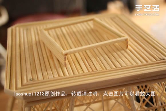 筷子和竹签制作埃菲尔铁塔模型的详细图解教程