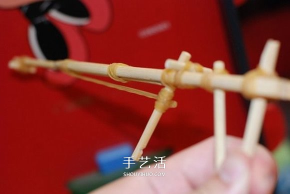 竹筷枪怎么做图解图纸 用一次性筷子做枪教程