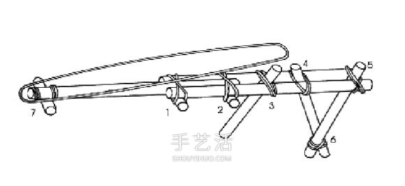 竹筷枪怎么做图解图纸 用一次性筷子做枪教程