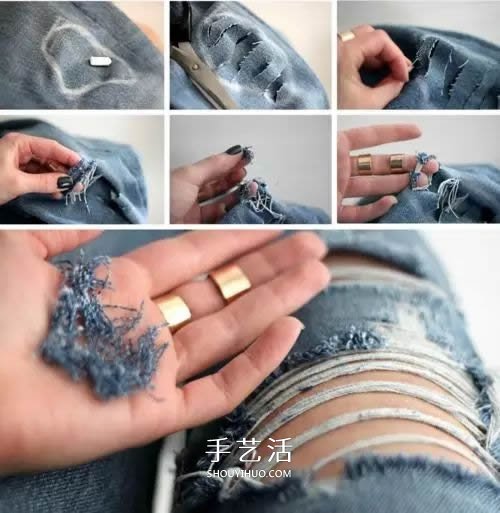 15种旧牛仔裤子改造利用 DIY一下又省钱啦！