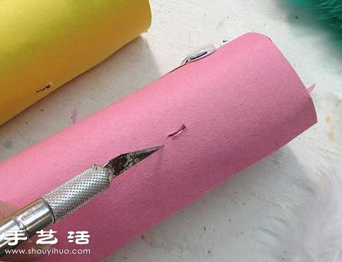 幼儿小手工：卷纸芯手工制作小鸡玩具