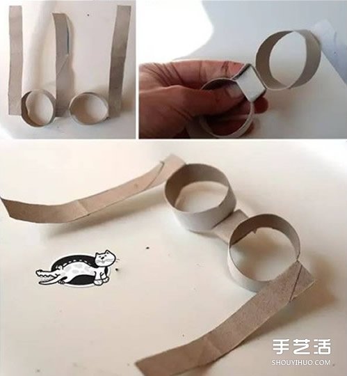 儿童玩具眼镜手工制作 卷纸筒制作眼镜的教程