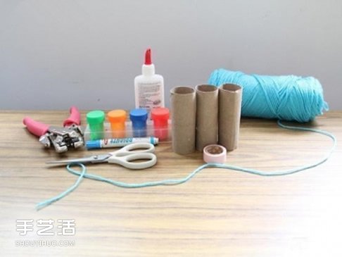 幼儿园望远镜的制作教程 卷纸筒做望远镜玩具