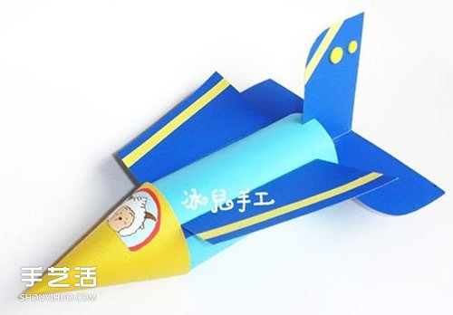 简单飞机模型制作过程 卫生纸筒手工制作飞机
