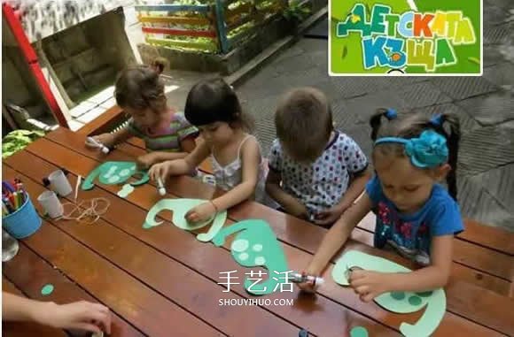 幼儿手工制作恐龙教程 卷纸筒做恐龙的方法