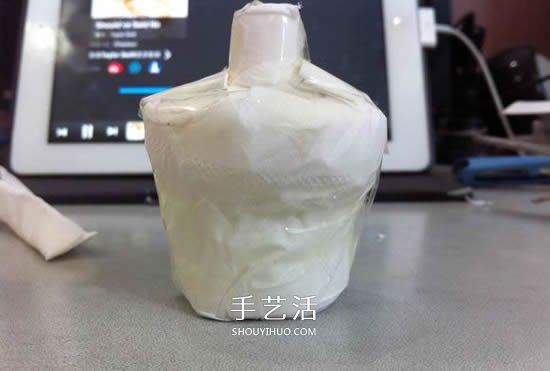 卫生纸筒的废物利用 手工DIY制作卫生纸婚纱