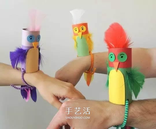 简单幼儿环保小制作 卫生纸卷芯废物利用大全