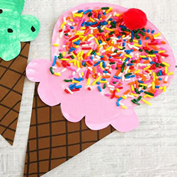 用纸盘制作冰激凌的方法 幼儿园手工做冰激凌