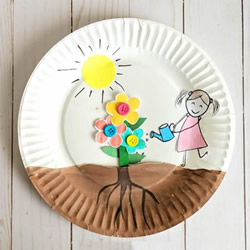春天有趣手工艺品制作 让孩子种出美丽小花！