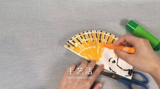 幼儿园简单小手工 用纸餐盘做可爱小刺猬方法