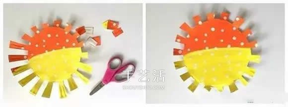 幼儿园手工制作河豚 纸餐盘做卡通河豚的方法