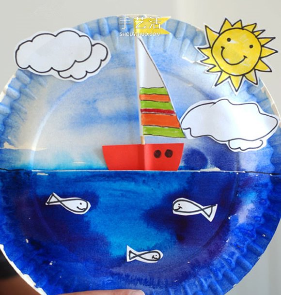 手工做帆船玩具的方法 可以让它在大海上航行