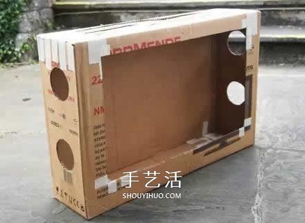 自制玩具水族箱的方法 儿童手工做鱼缸的教程