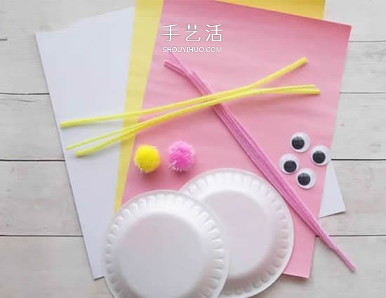 幼儿园手工做小白兔 用纸盘制作兔子的方法