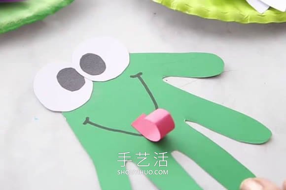 荷塘里的小青蛙！超可爱幼儿园夏天手工制作