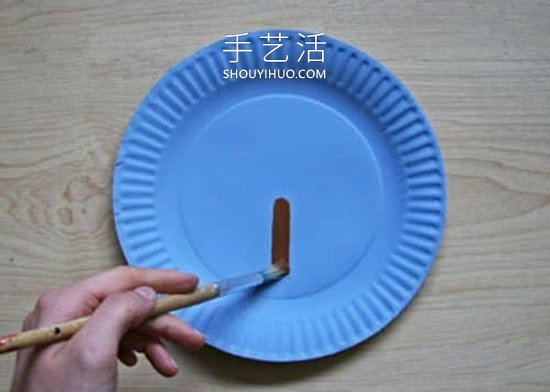 幼儿园用纸盘制作四季大树的做法教程