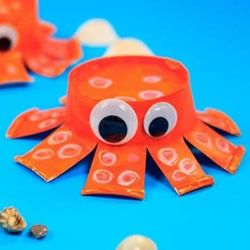 纸杯章鱼的制作方法 简单幼儿园小章鱼怎么做