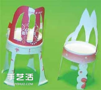 幼儿园纸杯椅子的做法 简单自制迷你椅子教程