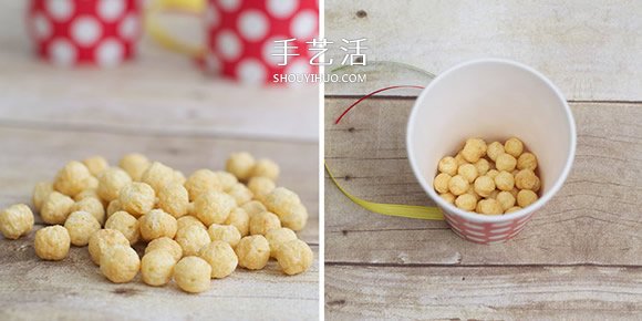 一次性纸杯手工制作打击乐器沙锤的做法