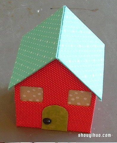 娃娃屋的制作方法 可爱小房子模型手工DIY