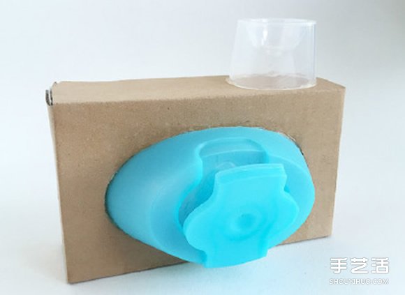 手工制作儿童玩具相机 简单纸盒相机的做法