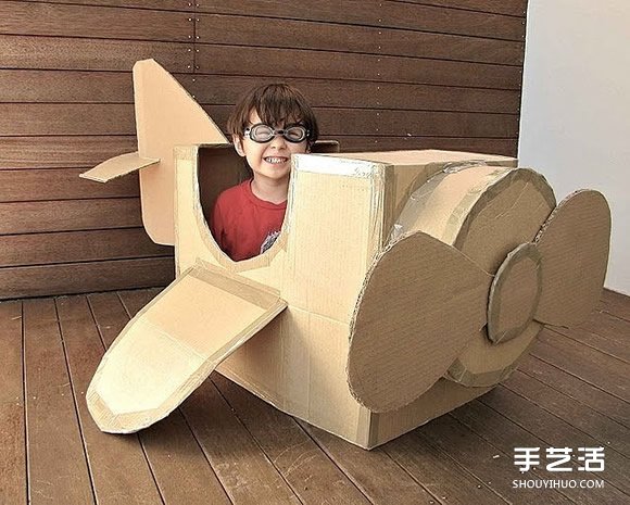 硬纸板玩具模型图片 大树飞机小船火车桥梁