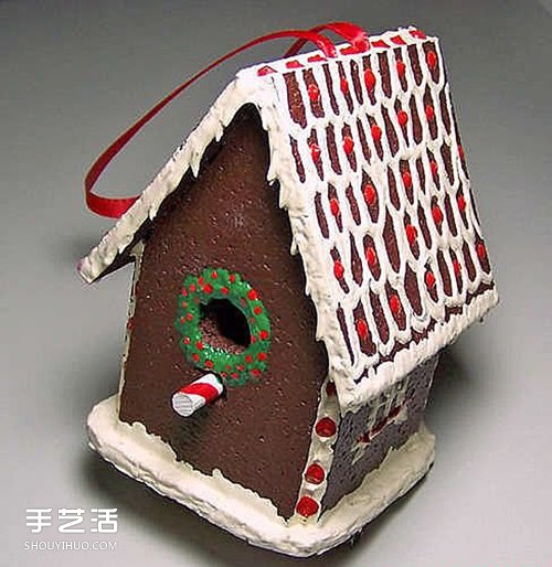 圣诞姜饼屋的做法图解 手工姜饼屋DIY制作方法