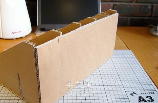 瓦楞纸做笔记本散热架 自制电脑散热支架方法