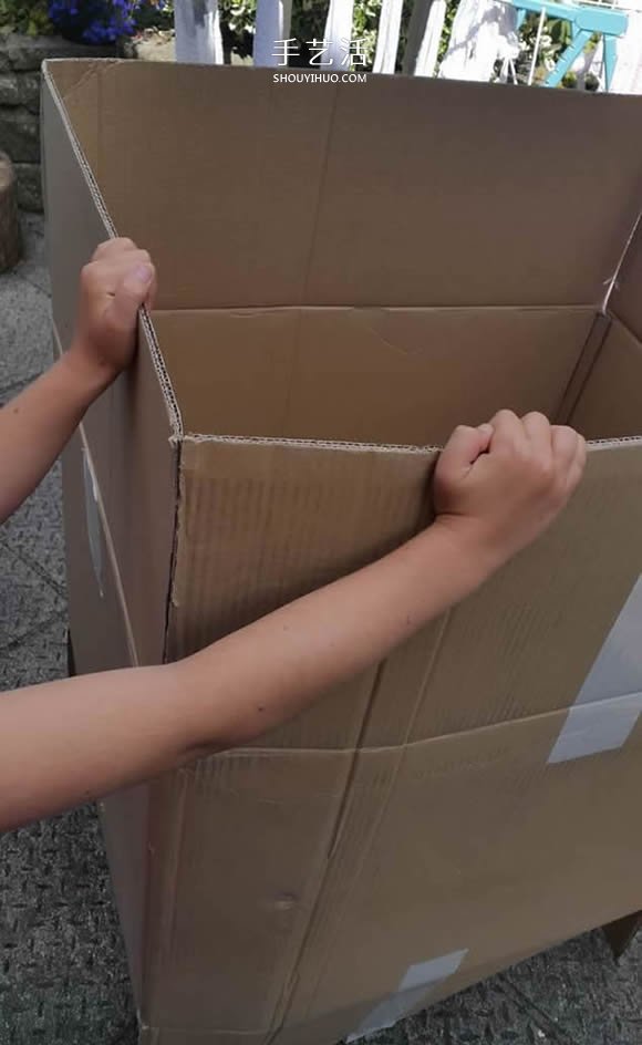 纸箱房子的制作教程 让孩子开一家披萨店