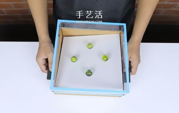 瓦楞纸板手工制作平衡棋盘玩具教程