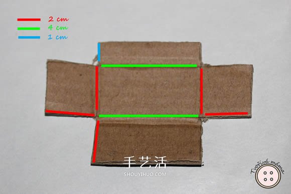 瓦楞纸板手工制作微型扶手椅图解教程