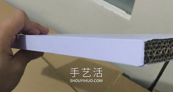 硬纸板手工制作厨房置物柜的做法教程