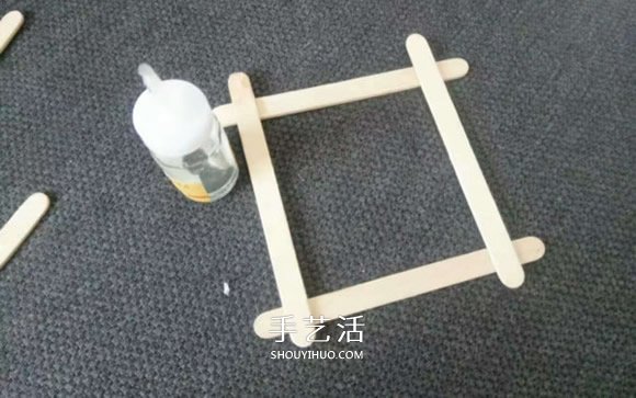 怎么用雪糕棍做相框 冰棒棍相框DIY制作方法