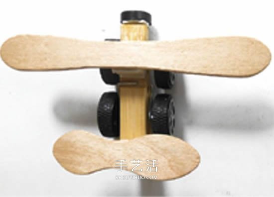 简单飞机模型手工制作 用雪糕棍做玩具小飞机